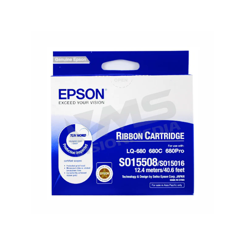 EPSON RIBBON CARTRIDGE (S015016/S015508) (LQ-680 / 2550)