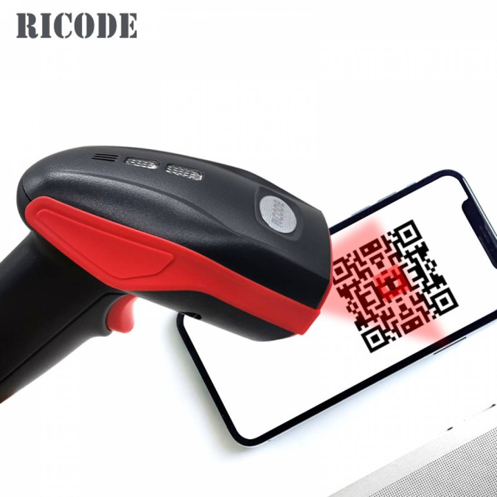 Ricode TiCODE AK17 Wired 1D 2D QR-Code Gun Scanner