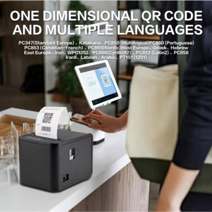 Xprinter XP-80T Receipt Printer 80mm with USB Lan Ethernet