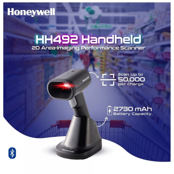 Honeywell Scanner KIT HH492 Wireless 1D/2D