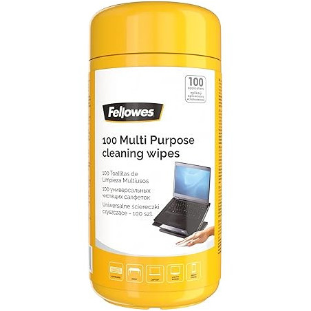 Fellowes 100 Screen Cleaning Wipes
