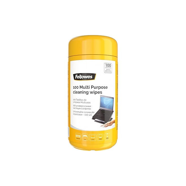 Fellowes 100 Screen Cleaning Wipes
