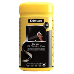 Fellowes 100 Screen Cleaning Wipes