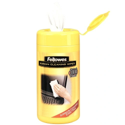 Fellowes 100 Screen Cleaning Wipes