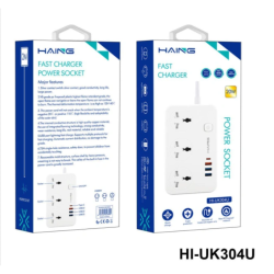 HAING HI-UK304U 20W Fast Charger Power Strip