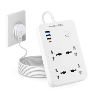 HAING HI-UK404U 20W Fast Charger Power Strip
