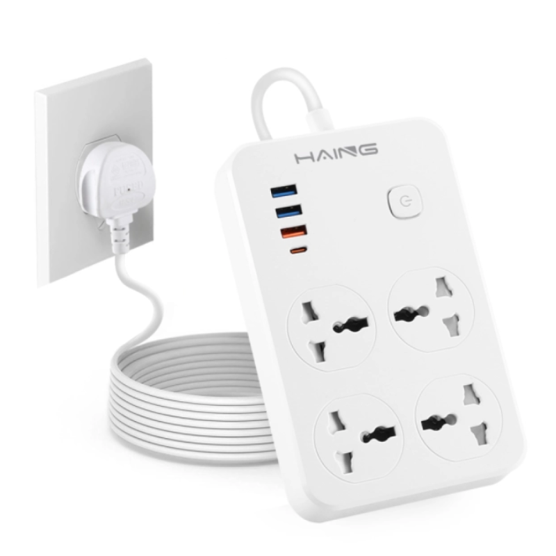 HAING HI-UK404U 20W Fast Charger Power Strip