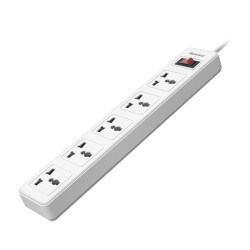 Huntkey 5 Port UK Plug Power Strip 3M