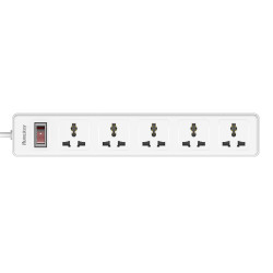 Huntkey 5 Port UK Plug Power Strip 3M